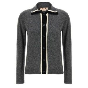 Marni Virgin Wool Cardigan With Contrasting Collar - NWT